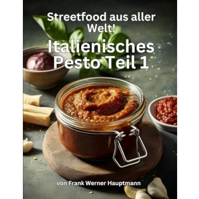Abbildung von Streetfood aus aller Welt Italienisches Pesto Teil 1: Lernen Sie im Rahmen unserer kulinarischen Weltreise in Band 16 1 die 25 beliebtesten italienischen Rezepte selbst zuzubereiten!