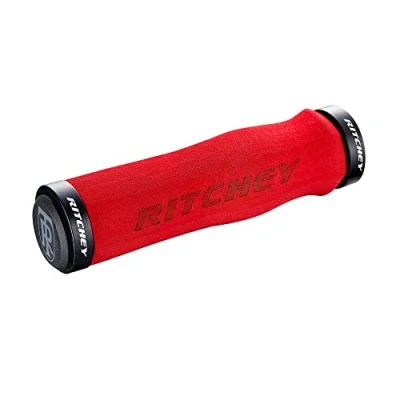 Abbildung von RITCHEY Unisex Adult PUÑOS Grips WCS Locking RED 130MM Accesorios y recambios bicis, Standard