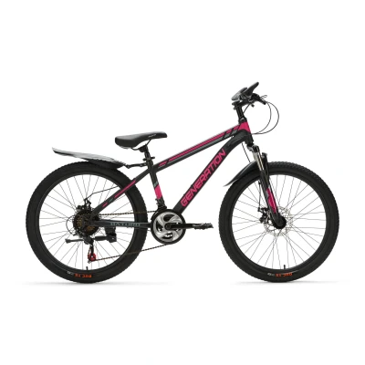 Abbildung von Generation Baturo Mountainbike 24 Zoll Rosa Schutzbleche