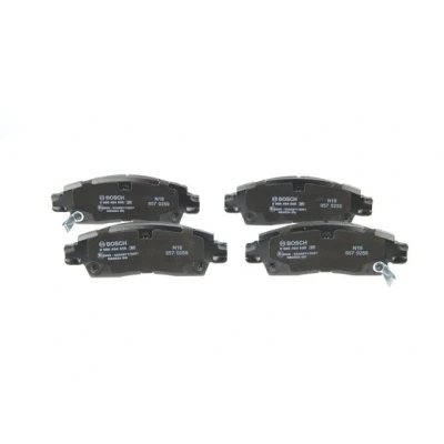 Abbildung von BOSCH 0 986 494 858 Bremsbelagsatz Low Metallic mit akustischer Verschleißwarnung Anti Quietsch Blech CHEVROLET: Avalanche I 1500 Crew Cab Pickup