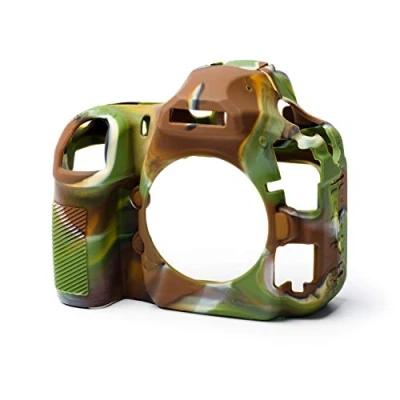 Abbildung von easyCover Silikon Kameratasche Schutz für Ihre Kamera Nikon D850 Camouflage