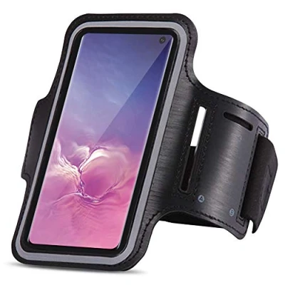 Abbildung von UC Express Sportarmband kompatibel für Samsung Galaxy S10 Jogging Handy Tasche Hülle Fitnesstasche Lauf Case