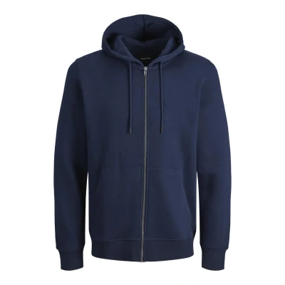 Abbildung von Jack &amp; Jones Herren Jjebradley Zip Hood Noos Pls Sweatshirt Jacke, Marine, 5XL Große Größen EU