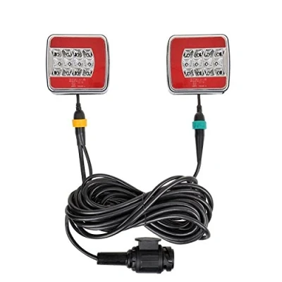 Abbildung von ProPlus Rückleuchten Set LED 4F auf Magnet 7,5+2,5M Kabel 13P.