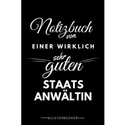 Abbildung von Notizbuch für die Staatsanwältin: personalisierte Geschenk Idee Frauen, bei der Staatsanwaltschaft aubeiten