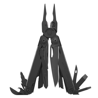Abbildung von Leatherman Surge Schwarz mit Nylon Molle Scheide