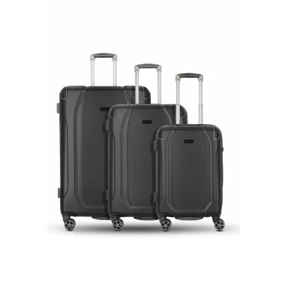 Abbildung von bugatti Valencia 4 Rollen SET 3TEILIG Kofferset, Größe: One Size, Black