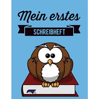 Abbildung von Mein erstes Schreibheft: Schreibbuch mit 120 Seiten Linien und Punkten zum Schreibschrift lernen / Bücher Eule