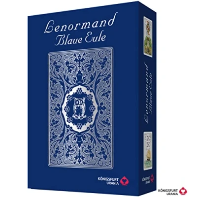 Abbildung von Lenormand Blaue Eule: Premiumausgabe mit Booklet und Karten in Magnetbox (Lenormandkarten Deutsch)