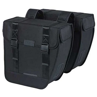 Abbildung von Doppelpacktasche Basil Tour Double 28 Liter 34 X 14 Cm Schwarz