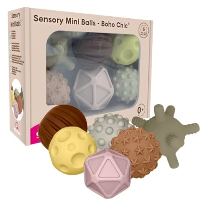 Abbildung von Edushape Sensory Mini Bälle Boho Chic 6 Stück