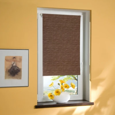 Abbildung von Bella Casa Klemmfix Rollo, ca.150x80cm, Bambusoptik Braun