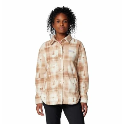 Abbildung von Columbia Benton SPRINGS Shirt Jacket II Fleecejacke, Damen, Größe: XS, Camel brown