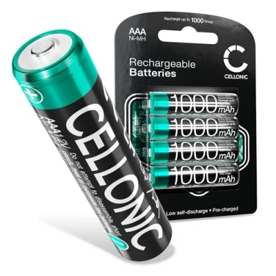 Abbildung von CELLONIC® Ersatzakku für Emporia GD61 Telefon Ersatz Akku, 4X 1000mAh AAA wiederaufladbare Batterie Telefonakku
