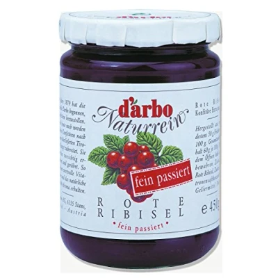 Abbildung von Konfitüre Extra Rote Ribisel fein passiert 450 gr. Darbo