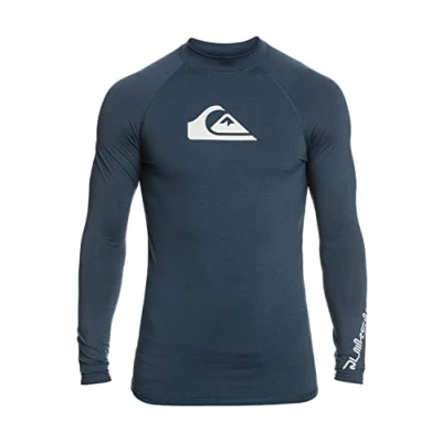 Abbildung von Quiksilver Alltime SURF Surfshirt, Herren, Größe: Small, Navy blazer