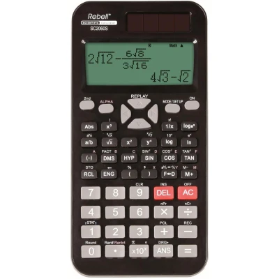 Abbildung von Rebell Taschenrechner Schulrechner SC2060S, schwarz
