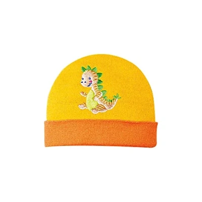 Abbildung von Puppen Strickm&uuml;tze Dino, Gr. 35 45 cm