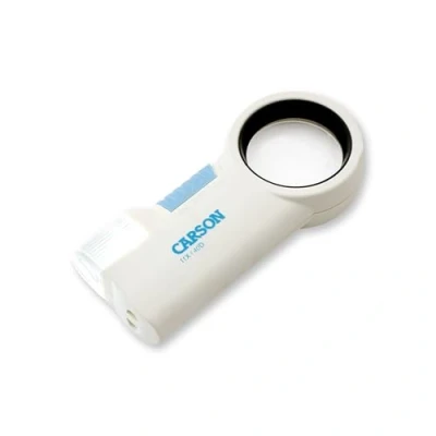 Abbildung von Carson MagniFlash asphärische 11x Lupe mit LED und Taschenlampenfunktion (CP 40)
