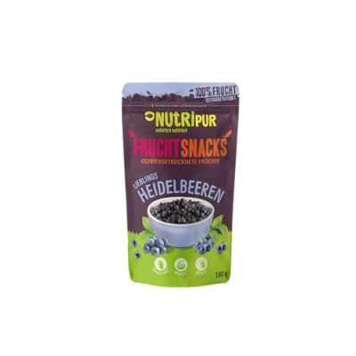 Abbildung von Gefriergetrocknete Früchte: 100g Kulturheidelbeeren für Smoothie, Müsli, Porridge Topping Beeren ohne Zucker Zusatz Heidelbeeren gefriergetrocknet v. NutriPur