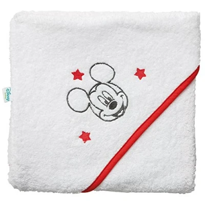 Abbildung von BabyCalin DIS303809 Badekap, 80cm x 80cm, Disney Bestickter Mickey, Mehrfarbig, 1 Stück