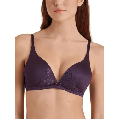 Abbildung von Calida Sensual Secrets Triangel BH, Damen, Größe: 80C, Nightshade
