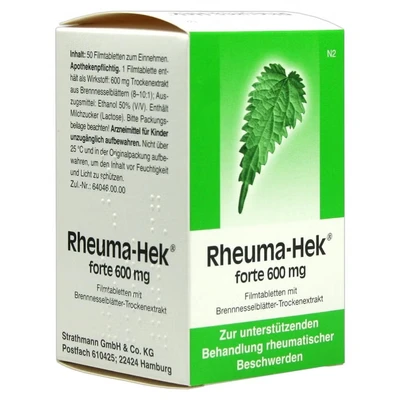 Abbildung von Rheuma HEK Forte 600 mg Filmtabletten 50 St