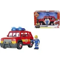 Abbildung von Feuerwehrmann Sam First Responder Fahrzeug, mit Licht, Sound, Kofferraum um Türen zum Öffnen, Figur und Zubehör, 19cm, ab 3 Jahren
