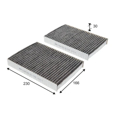 Abbildung von VALEO 715835 Innenraumfilter Aktivkohlefilter BMW: 5 Touring, Limousine, 7