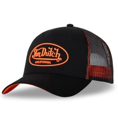 Abbildung von Von Dutch Kappe für Damen und Herren, verstellbar, Trucker DOM, Rosa, Einheitsgröße
