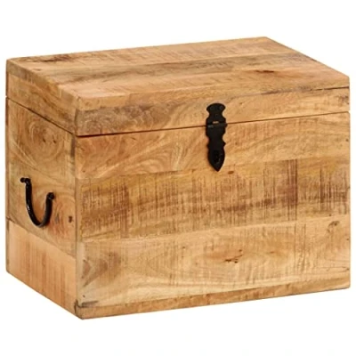 Abbildung von vidaXL Aufbewahrungsbox 39x28x31 cm Massivholz Mango (1 St)