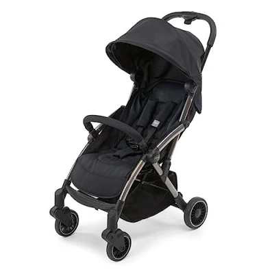 Abbildung von Chicco Cheerio Baby Kinderwagen, Leichter und kompakter Buggy von 0 Monaten 15 kg, Faltbar Verstellbar mit Schlafposition, Automatisches Schließen in nur 1 Bewegung, Sonnenverdeck Regenschutz