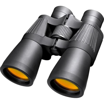 Abbildung von Barska x Trail Reverse Porro 10 50 Fernglas schwarzes Prismen Fernglas, Verschiedene Vergrößerungen, beschichtete Optik, Weitwinkel, große Objektivlinsen, Gummiarmierung, rutschfeste