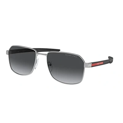 Abbildung von Prada Linea Rossa Sonnenbrille silvercoloured, Herren, Größe: 57, Silver coloured