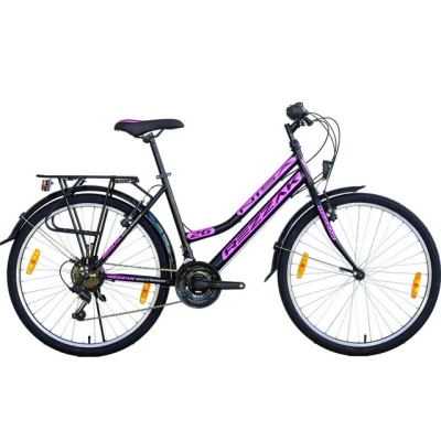Abbildung von Rezzak Cityrad 26 Zoll Fahrrad Mädchenfahrrad Kinderfahrrad 21 Gang, Gang Shimano, Kettenschaltung