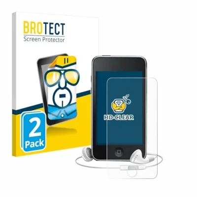 Abbildung von BROTECT (2 Stück Schutzfolie für Apple iPod Touch (3. Gen.) Displayschutz Folie Ultra Klar
