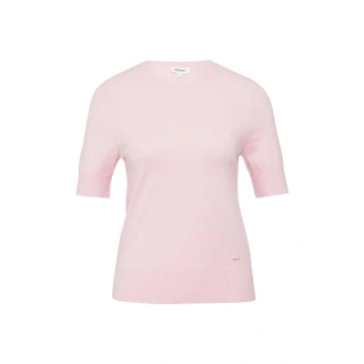 Abbildung von s.Oliver Tshirt basic, Damen, Größe: 34, Zartrosa
