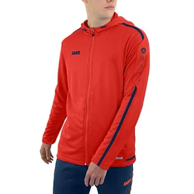 Abbildung von JAKO Herren Kapuzenjacke Striker 2.0, flame/navy, L, 6819