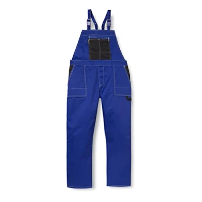 Abbildung von REIS MMSNB_60 Multi Master Schutzlatzhose Latzhose Herren, Arbeitslatzhosen Männer Blau Schwarz 60 Größe