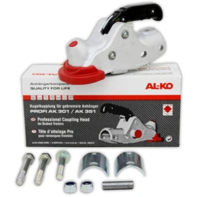 Abbildung von trailer parts4u ALKO AK 301 Guss Zugkugelkupplung Kupplung Adapter mit Soft Dock 3000kg Zugmaul 1223715