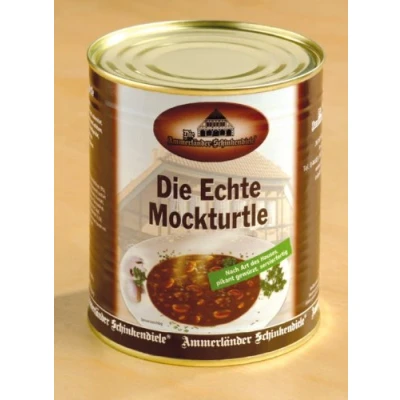 Abbildung von Die echte Ammerländer Mockturtle Suppe Delikater Eintopf 400g Dose