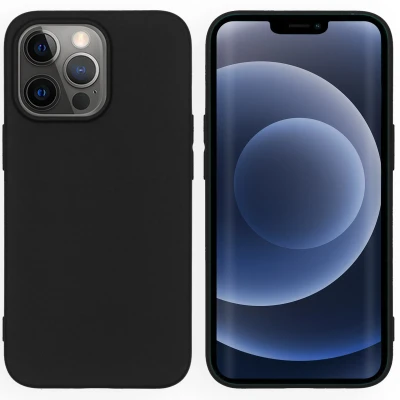 Abbildung von Apple iPhone 13 Pro Hülle Silikon iMoshion Soft Case/Backcover Handyhülle Schwarz