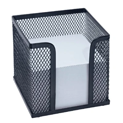 Abbildung von Wedo 65701 Zettelbox Office (inkl. Papier (92 x 92 mm), Drahtmetall) schwarz