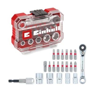 Abbildung von Einhell 49118683, 21 Stück, 25,4 / 4 mm (1 4), Grau, 25 mm, 75 35