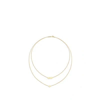 Abbildung von Elli Plate Layer LOOK Halskette goldcoloured, Damen, Größe: 42, Gold coloured