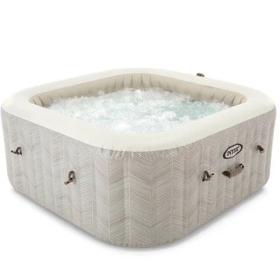 Abbildung von Intex aufblasbarer Whirlpool 4 Personen Chevron Deluxe