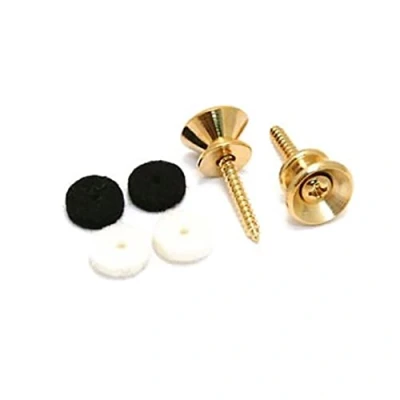 Abbildung von Fender Pure Vintage Strap Buttons Gold Gitarren Ersatzteil