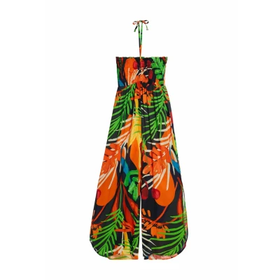 Abbildung von Desigual Tropical Strandaccessoire, Damen, Größe: Large, Black