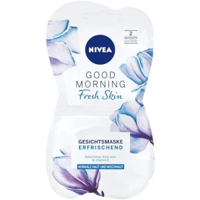 Abbildung von NIVEA Good Morning Fresh Skin Gesichtsmaske im 1er Pack (1 x 15 ml), erfrischende Gesichtspflege Maske verwöhnt die Haut, Hautpflege für normale und Mischhaut