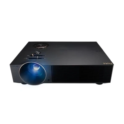 Abbildung von ASUS ProArt A1 LED Projektor (Calman verifiziert, mit ∆ E &lt; 2, 98% sRGB und Rec. 709, FHD (1920 x 1080), 3000 Lumen, HDMI, VGA, USB A, Vier Ecken 2D Trapezkorrektur, 1,2 fachem Zoom)